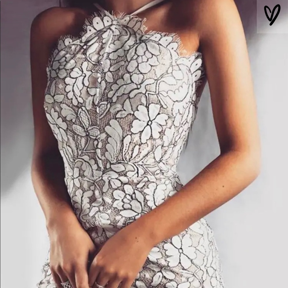 Ivory lace lulus bodycon dress